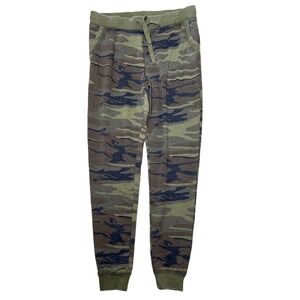Z Supply‎ Camo Joggers Women's Size Medium Pull on Drawstring Pockets Loungewear